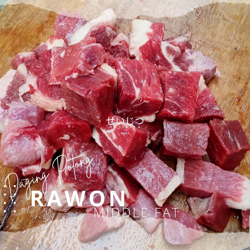 

Daging Rawon Potong 500 Gr - - せいじつ Beef