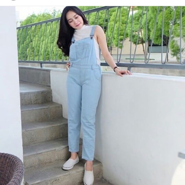 Jeans kodok // terusan jeans celana
