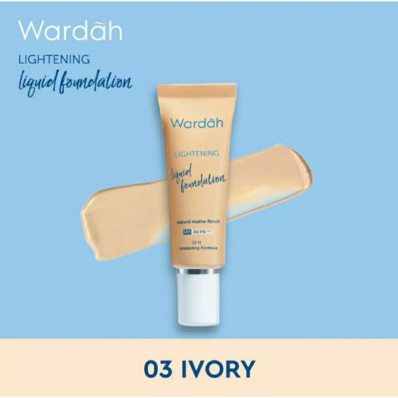 Wardah Lightening Liquid Concealer 7gr | Liquid Foundation Tube 25ml