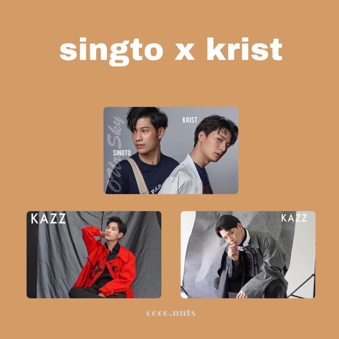 THAI ACTOR PHOTOCARD SINGTO x KRIST
