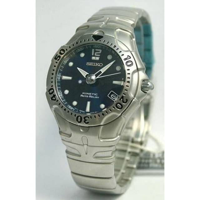 Jam Tangan Pria SEIKO SMA119 Auto Relay Kinetic Watch Original SMA119P1