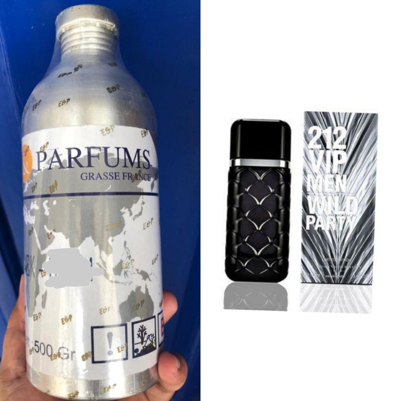 bibit parfum 212 VIP men wild party original 100mg murni asli