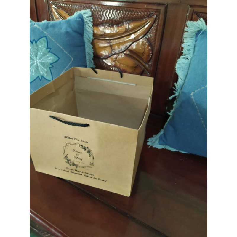 

paperbag brownis/ tas Kue ukuran 27x27
