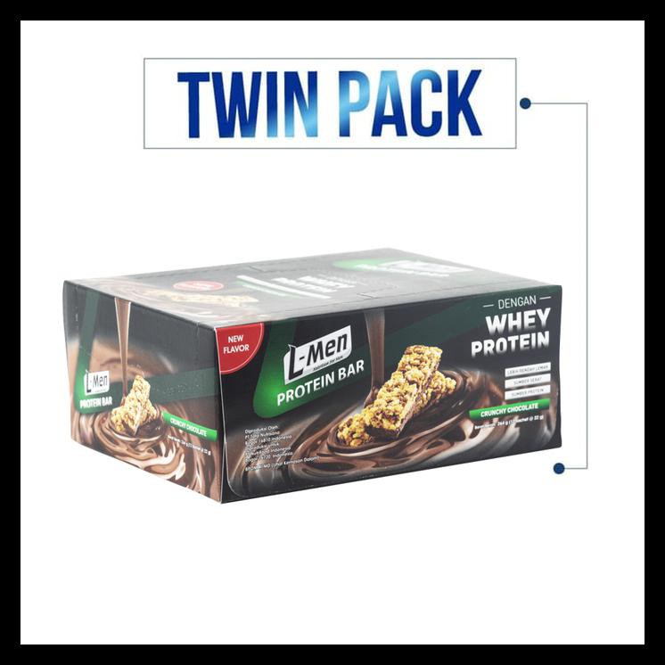 

Cuci Gudang Twin Pack: L-Men Bar Crunchy Chocolate (12 Sch)