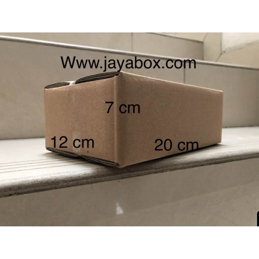 

Kardus box packing Panjang 20x12x7 cm Terumah