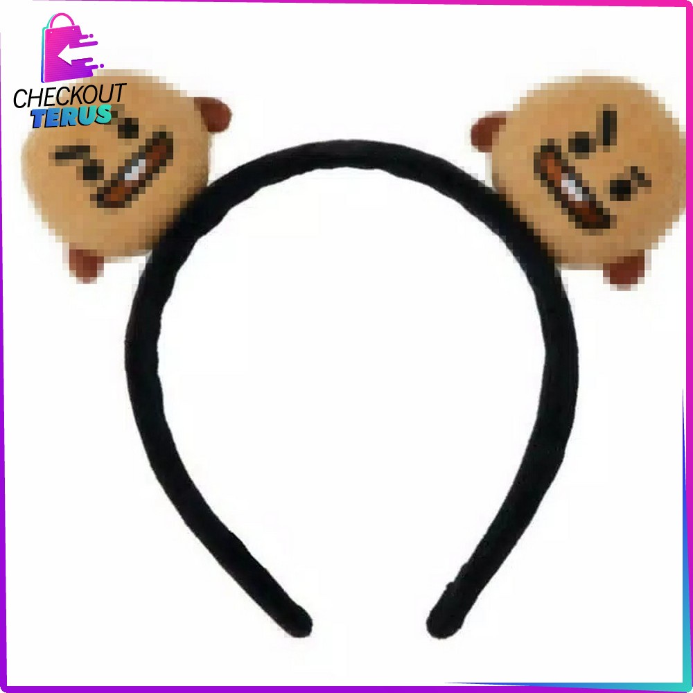 CT C8 Bendo Fashion Wanita Karakter Bangstan Boys Bando Anak Perempuan Headband Accesories Motif Lucu