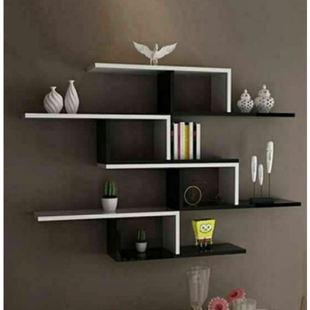 Model rak make up kosmetik dinding pot kamar bunga kembang dari kayu tempel tv minimalis besi buku j