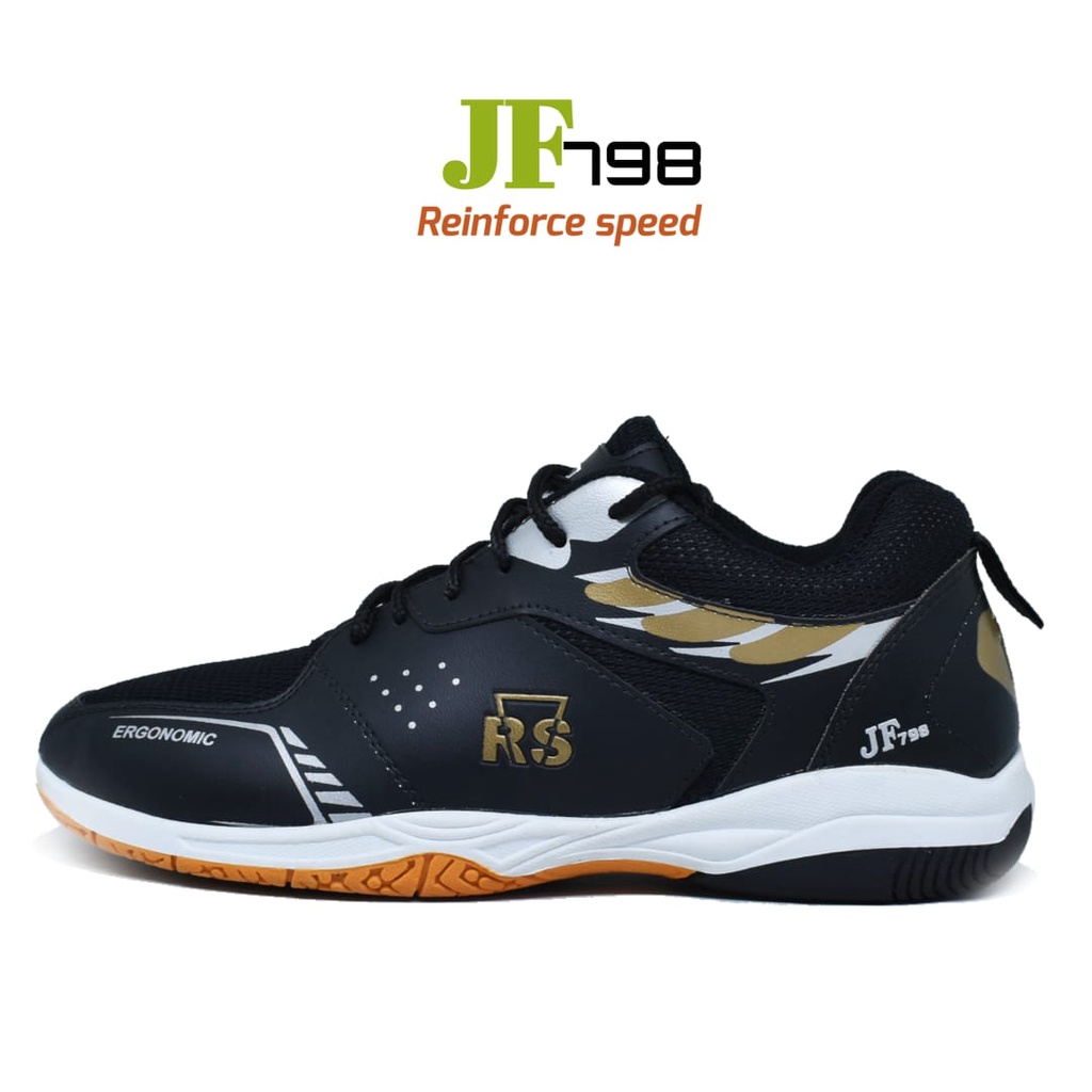Sepatu Pria Badminton RS Olahraga Lari Senam Yoga Sneakers Original