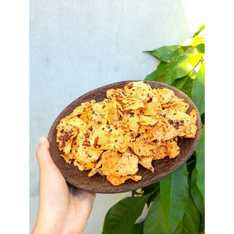 

Kripik Basreng (Bakso Goreng) Pedas 100gr