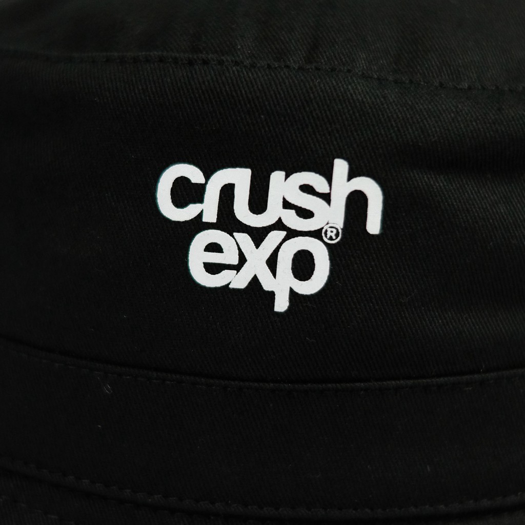 CRUSH EXP Topi Bucket Hat STC0147 -  BLACK / Topi Bucket Distro Pria Wanita