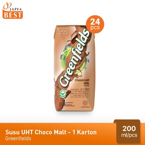 

(BISA COD) Susu UHT Choco Malt Greenfields 200 ml SPECIAL Kode 904