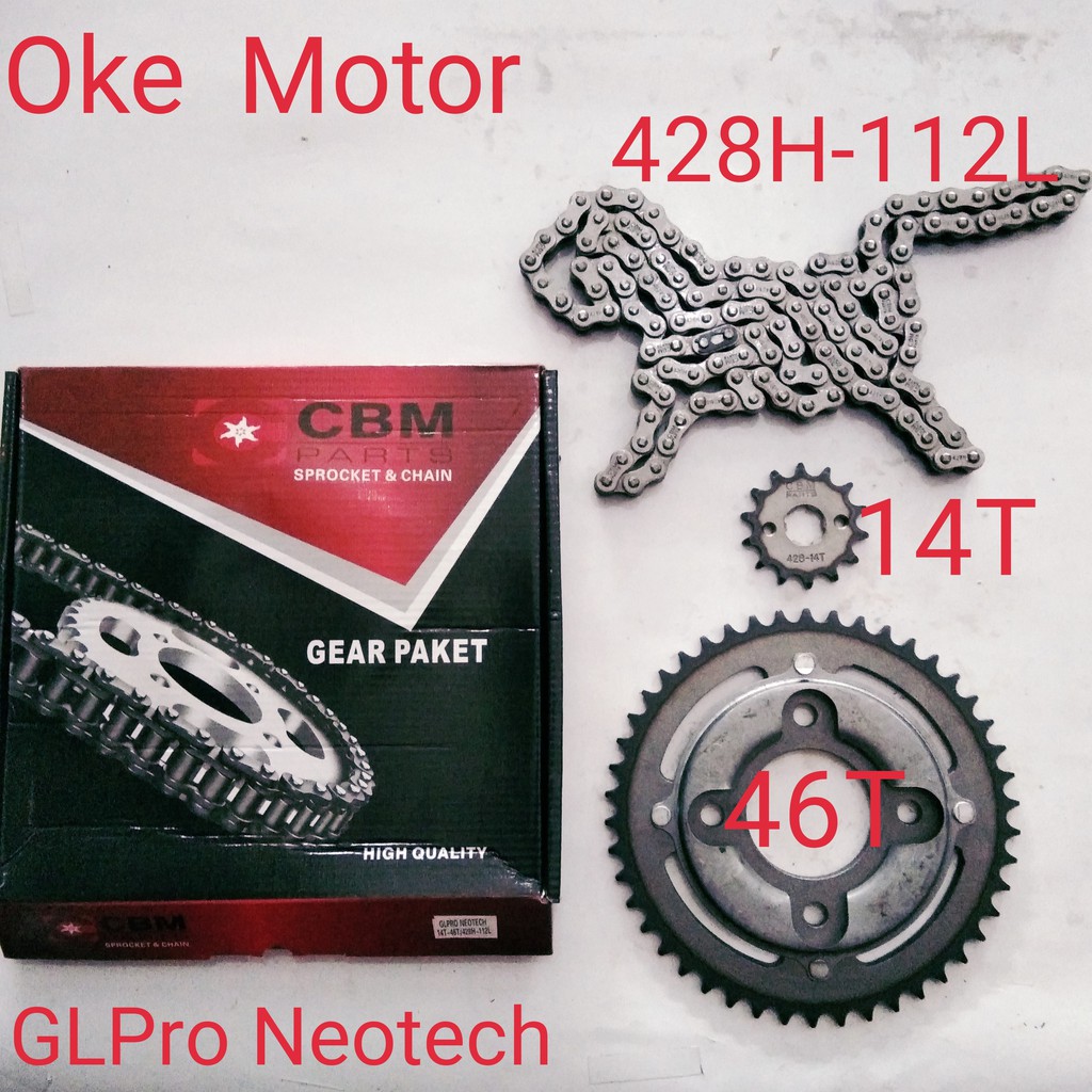 gear set gir paket motor gl pro neotech