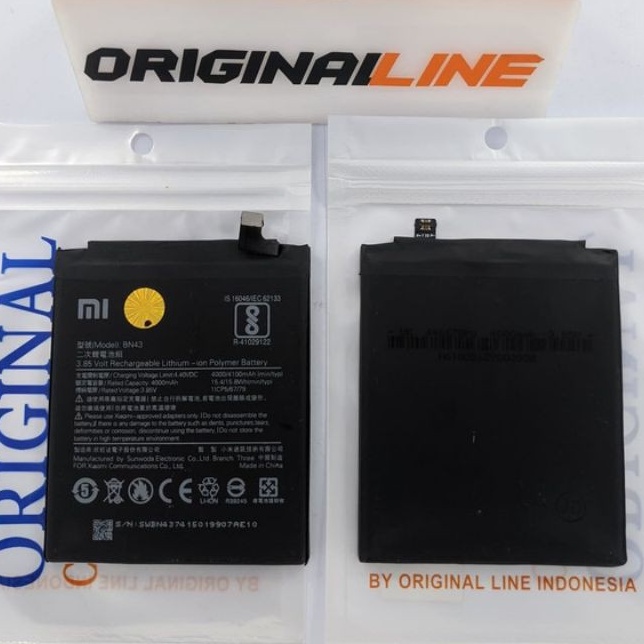 BATERAI BN-43 / BN43 / BN 43 XIAOMI REDMI NOTE 4X / BATT / BATERE / BATTERY ORIGINAL