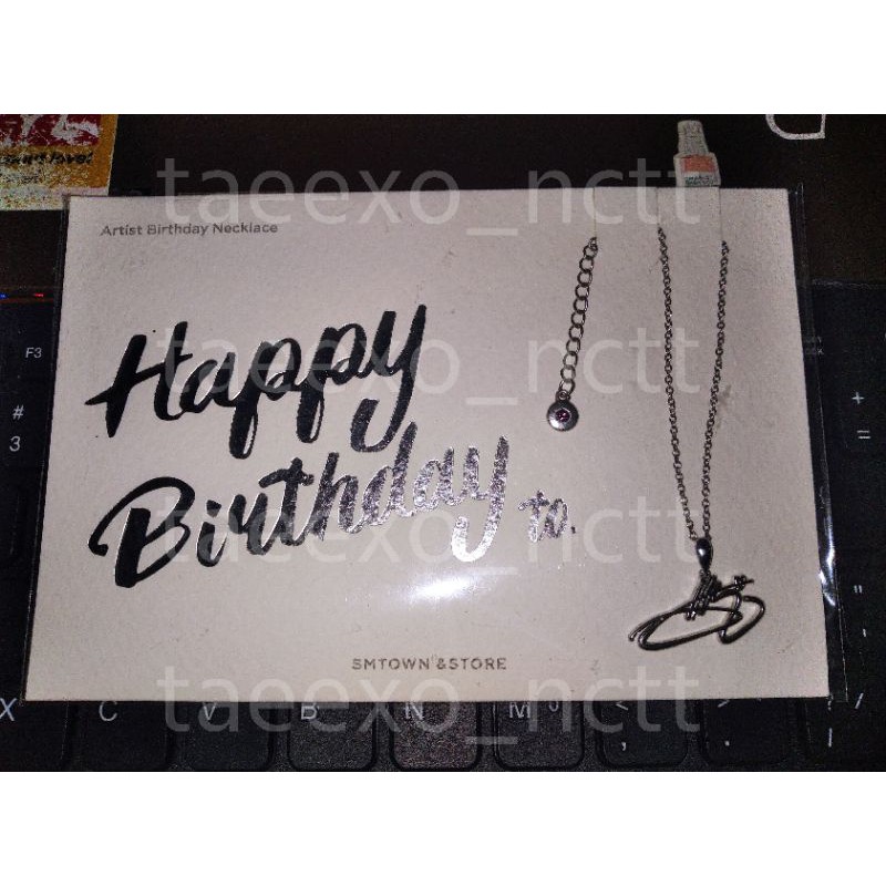 NCT JAEHYUN BIRTHDAY NECKLACE SILVER