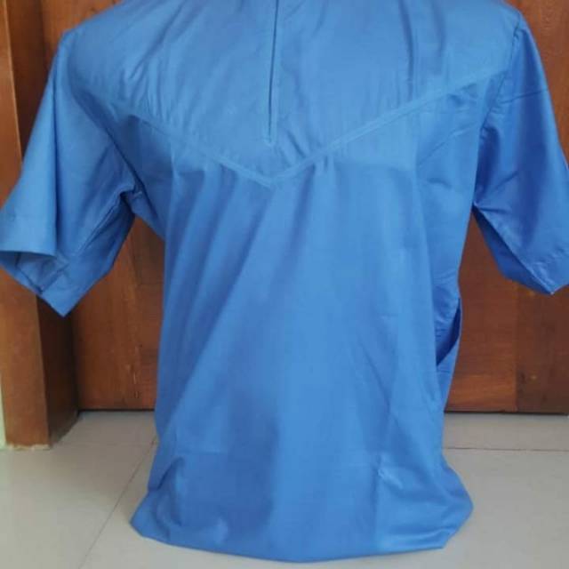 Baju Koko model Dobby lengan pendek