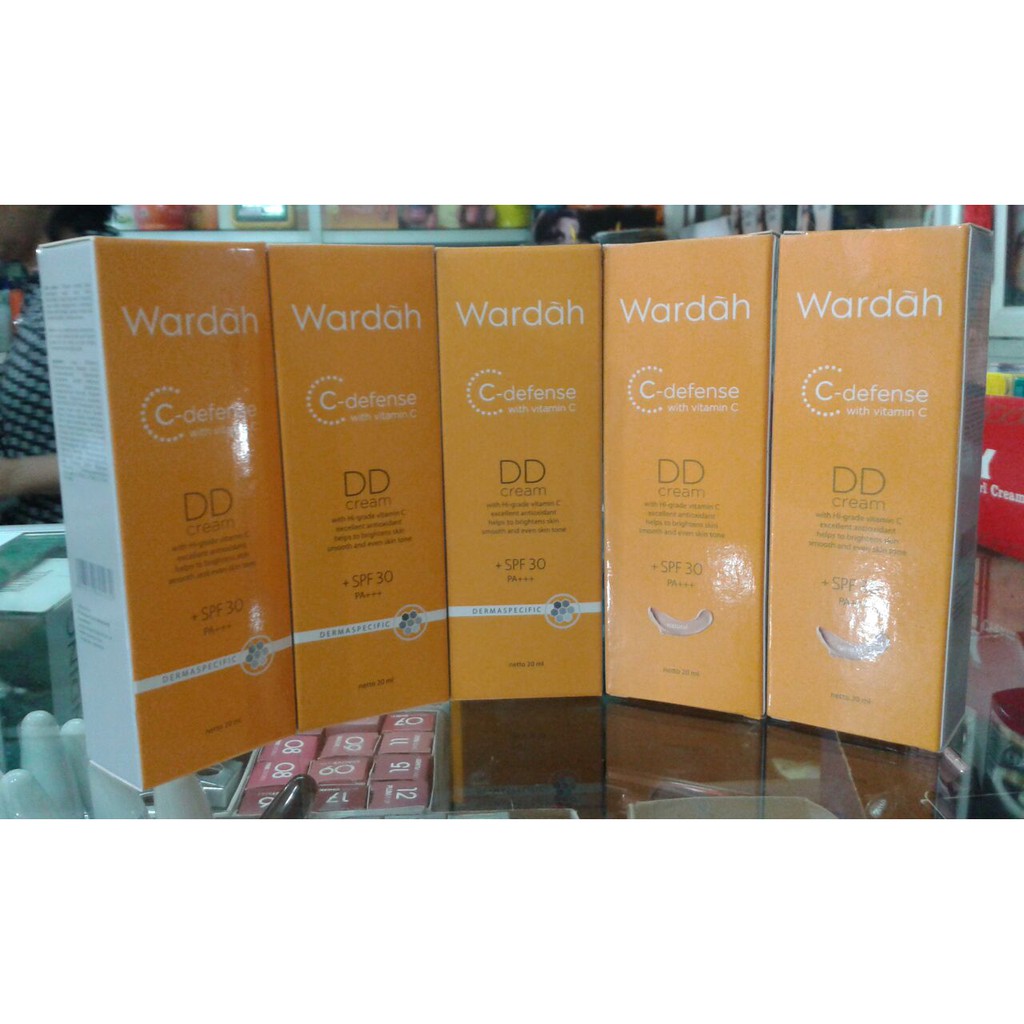 Wardah DD Cream C-Defence SPF 30 Sunblock Wajah