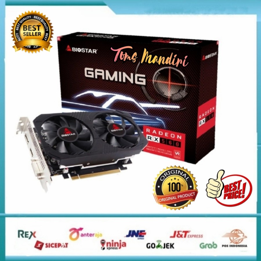 Vga Biostar Radeon RX560 4Gb DDR5 128Bit