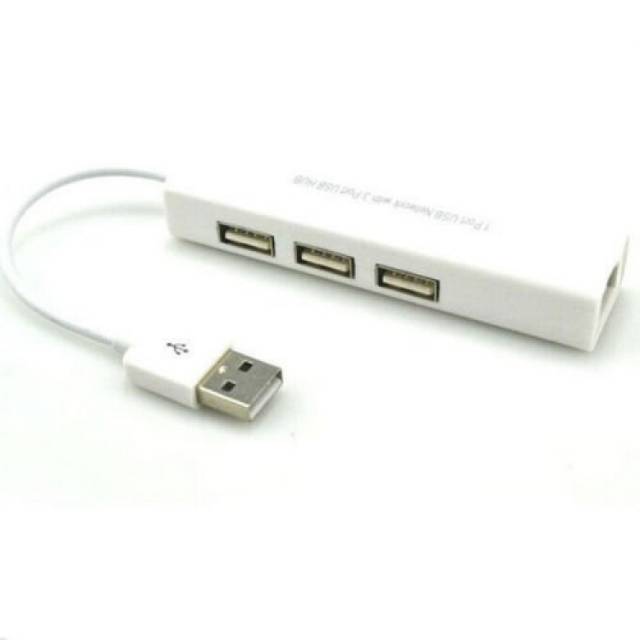 USB to LAN Ethernet External Network Card with USB Hub - 8152