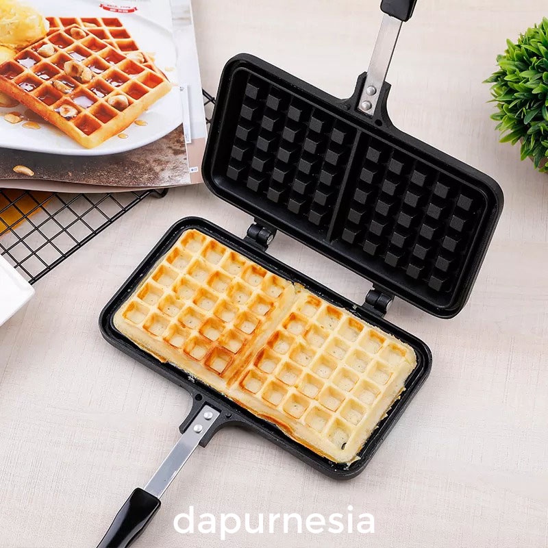 Cetakan Waffle Kompor Mini Waffle Maker Kotak