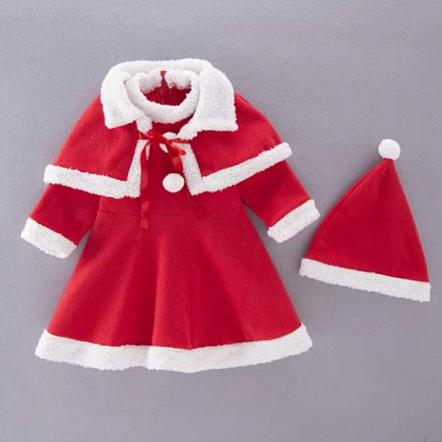 CHRISTMAS Santa dress costume dress santa kostum natal 3