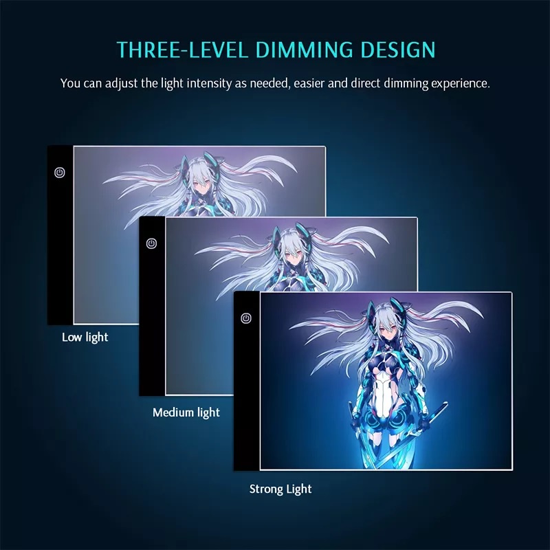 Graphics LED Drawing Board A5 Size with Three-Level Dimming Backlight