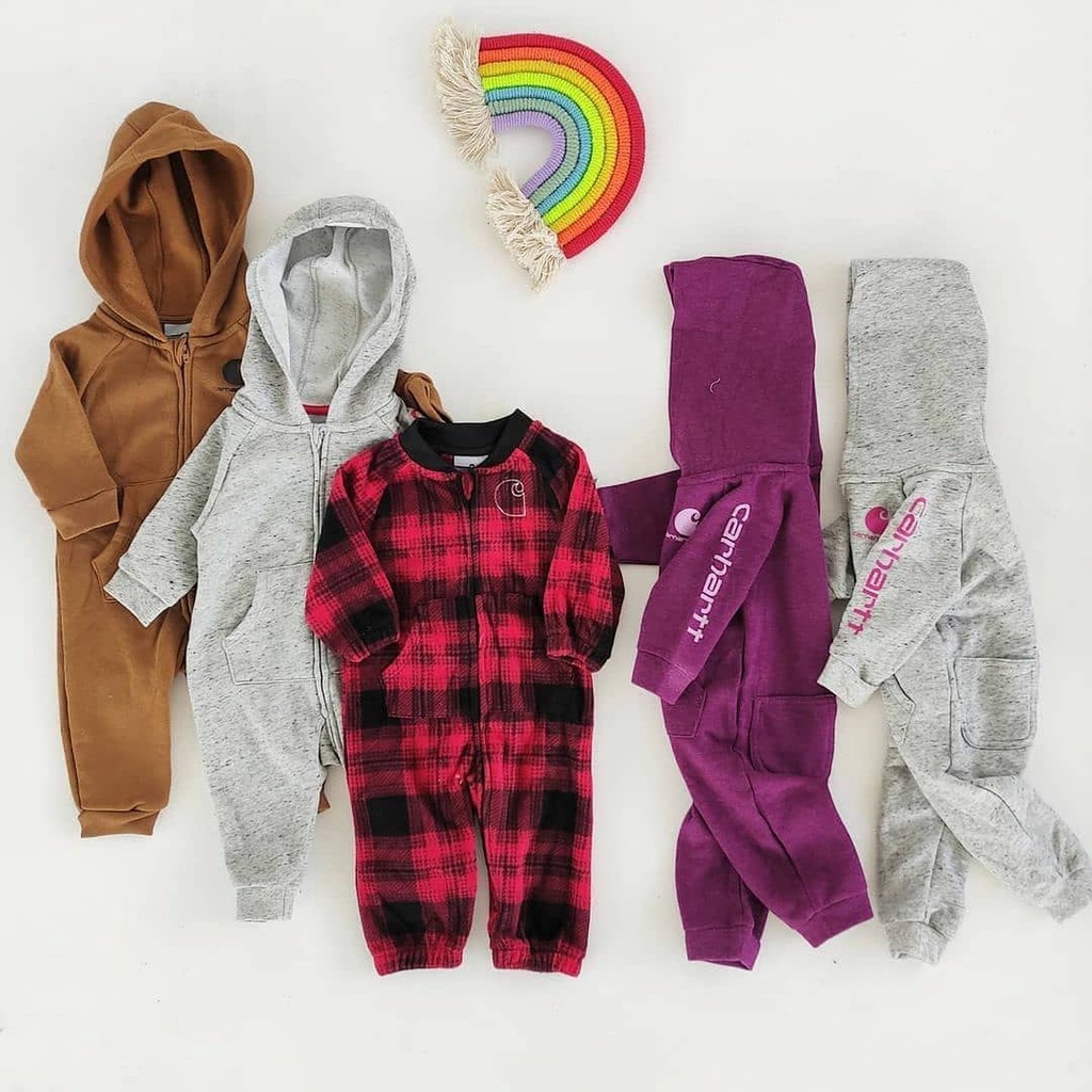 Romper Bayi Polos Romper Anak Lucu Romper Anak Branded Carhartt Fleece Hooded 09121