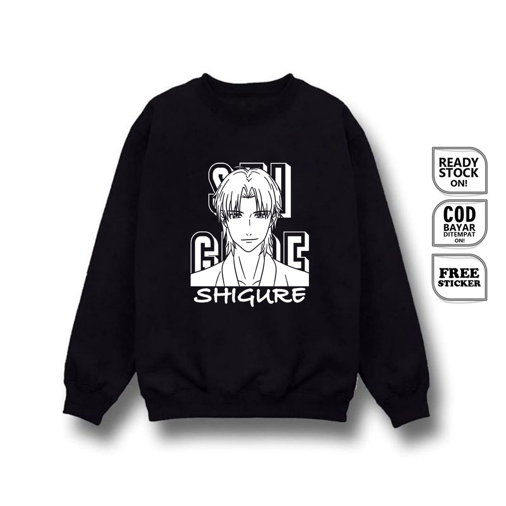 SWEATER ANIME MANGA SHIGURE SOHMA FRUITS BASKET  AYAME HATORI MABUDACHI TRIO BAJU JEPANG JAPAN CULTURE COSPLAY  TOHRU YUKI KYO ISUZU KURENO OTAKU WIBU - SIGN CLOTH