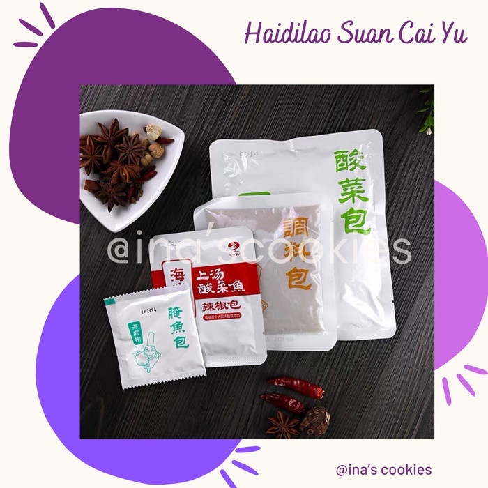 

Instan-Masak-Bumbu- Haidilao Suan Cai Yu Hot Pot Ikan Sayur Asin Hai Di Lao Suki Shabu - Original