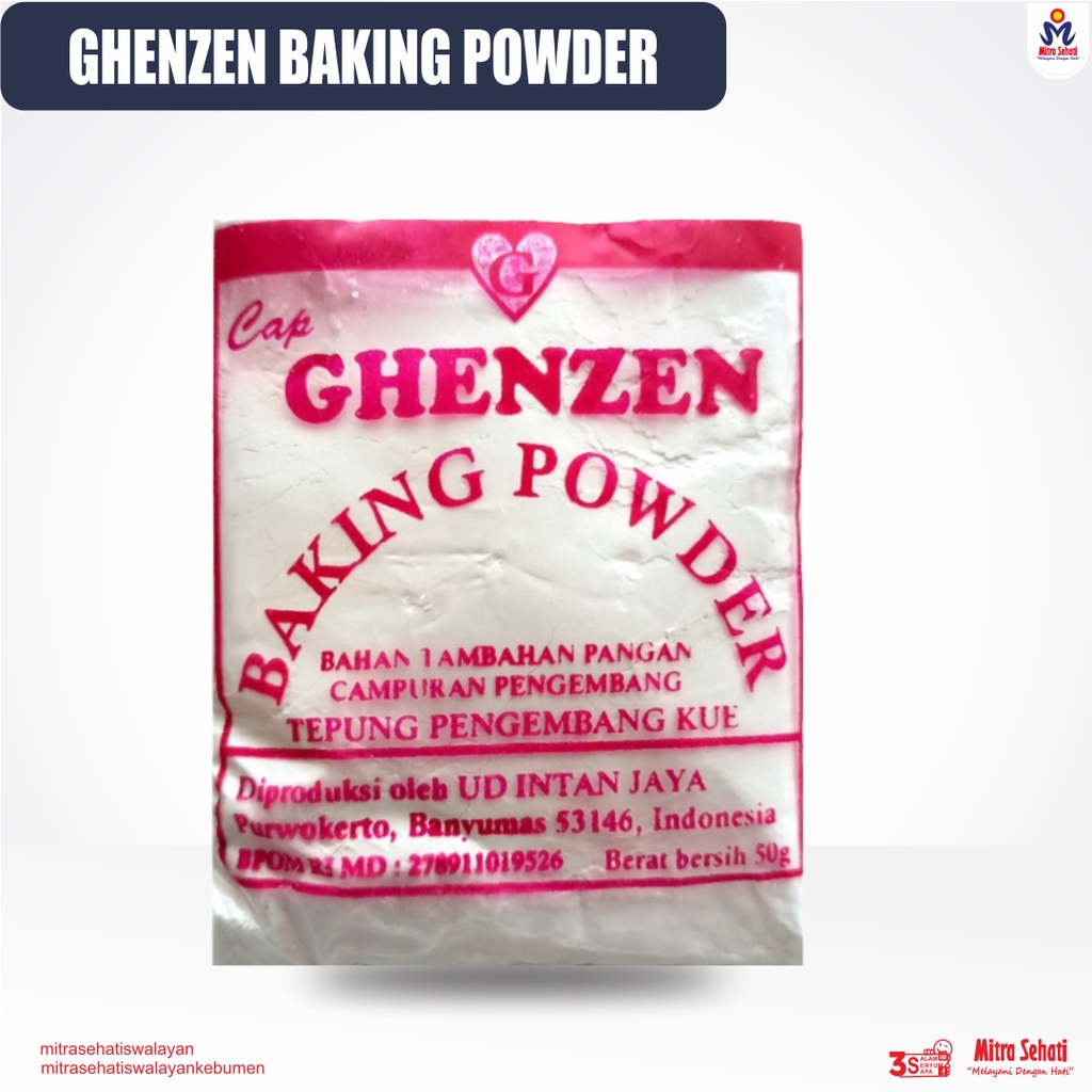 

GHENZEN BAKING POWDER / GHENZEN OVALET / GHENZEN ROOMBUTTER / GHENZEN SODA KUE / GHENZEN SP / GHENZEN TBM [ Mitra Sehati Swalayan ]