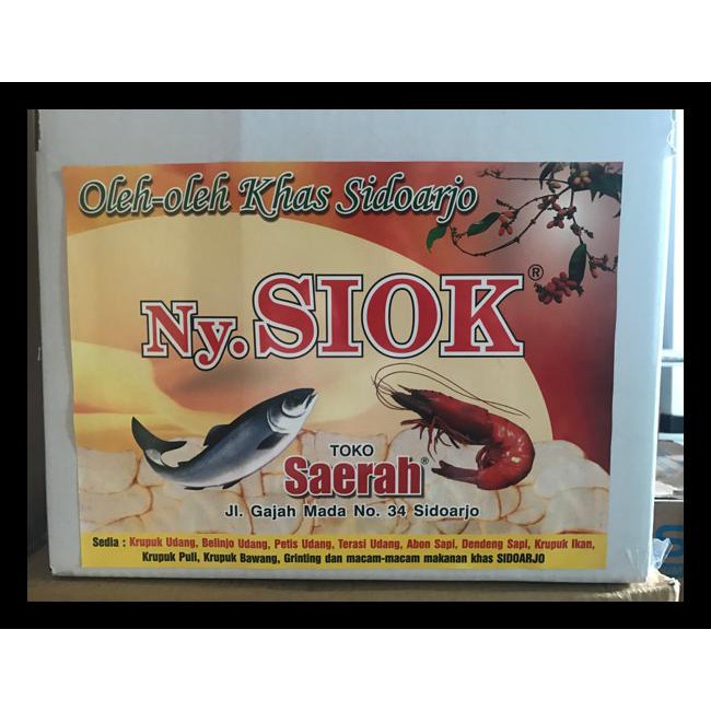 

Krupuk Kerupuk Udang Ny. Siok Nyonya Siok Istimewa Oval 500 Gram 500Gr - Packing Normal Terjamin