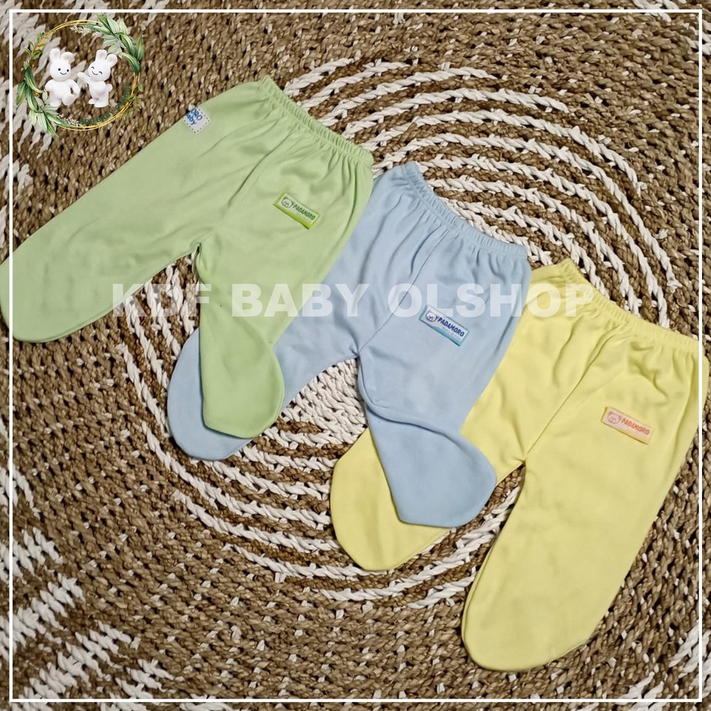 12 pcs celana panjang bayi tutup kaki new boar.ecer 3 pcs 6 pcs tersedia 3 warna cerah kuning,biru,hijau,celana panjang tutup baru lahir 0 - 3 bulan