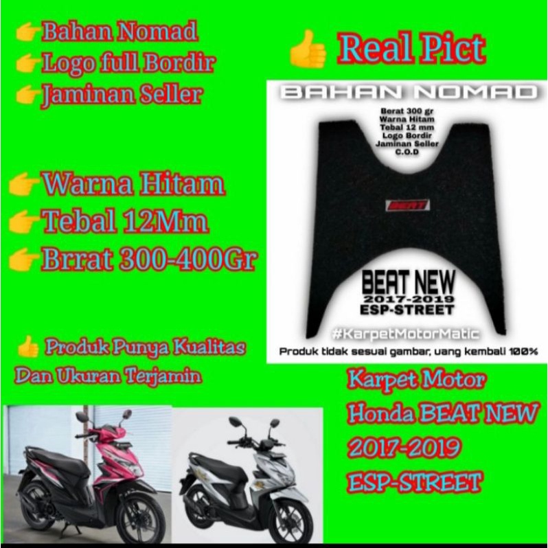 Karpet Motor Beat New,esp 2017-2019