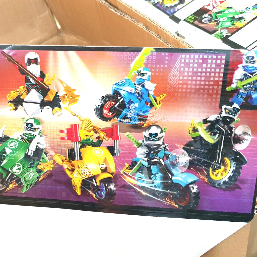 Mainan Lego anak Ninja Go Legacy Digi kai Motor set