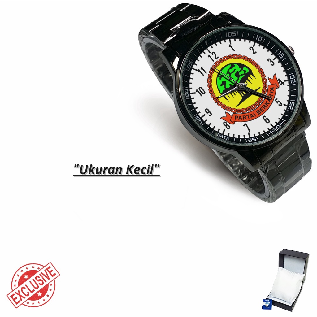 Jam Tangan Rantai Couple PARTAI BERKARYA (Nice)