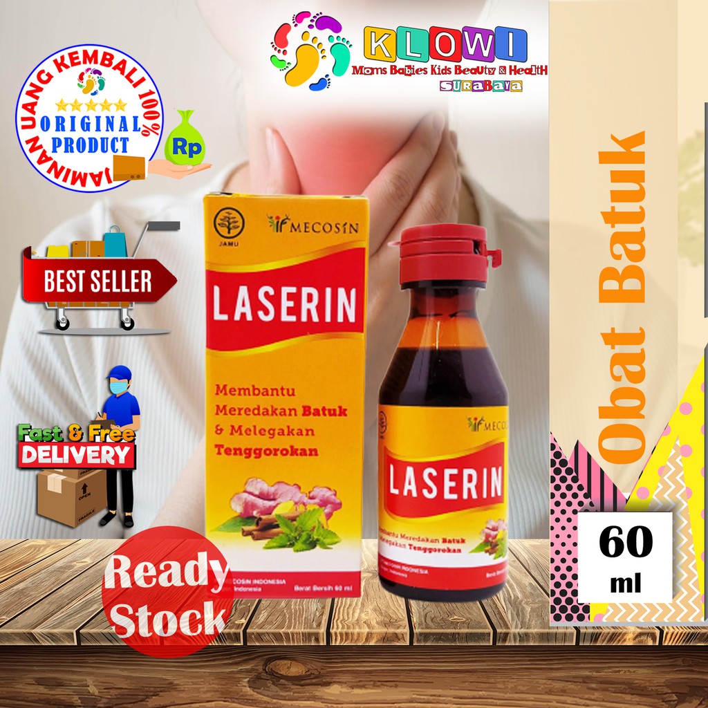 Laserin Sirup Obat Batuk - Isi 60 Ml