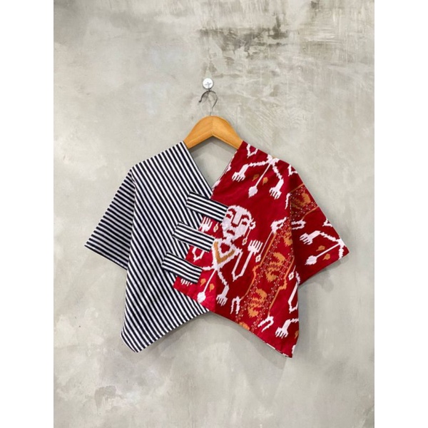 CROP TOP TORAJA TROSO AYAMIA ATASAN BATIK WANITA MODERN-1