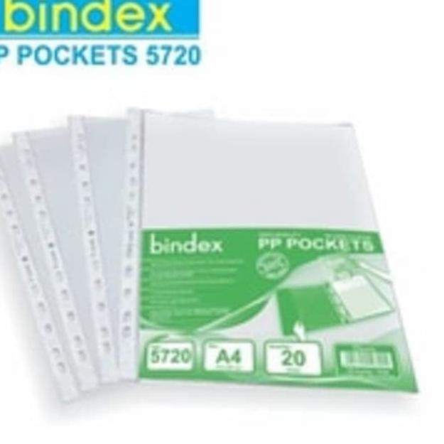 

BIG SALE!! (ppz-764) PP POCKET / PLASTIK POCKET A4 BINDEX BAMBI 5720