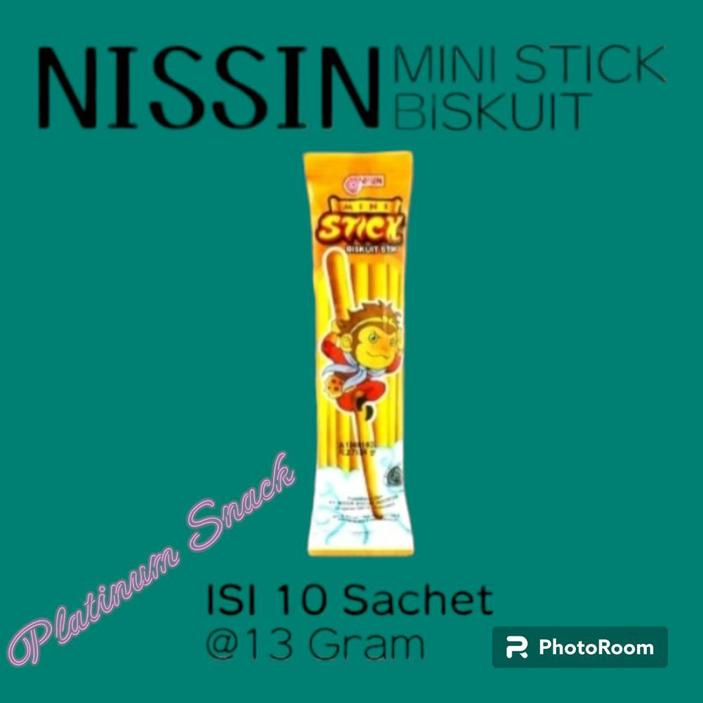 Mini Stick | Biskuit Stik | Isi 10 Bks @ 13 Gr | Nissin
