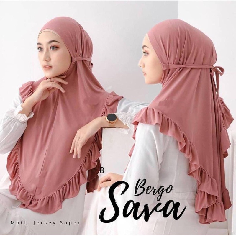 SAVA MARYAM HIJAB BERGO INSTAN JERSEY