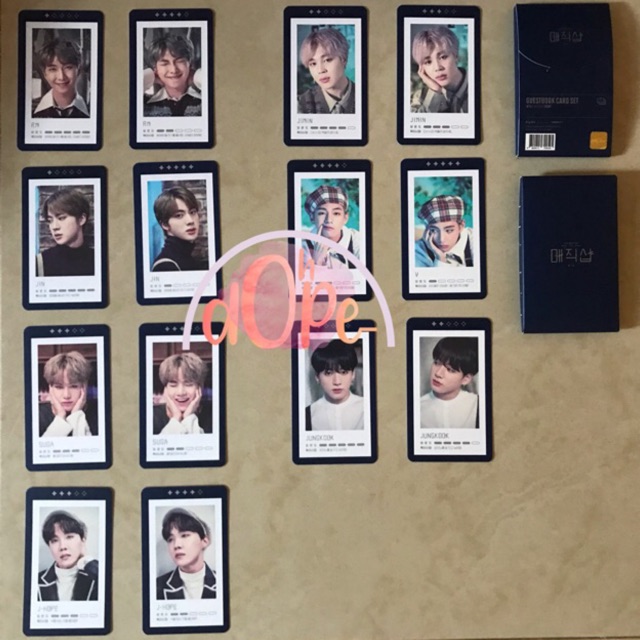 Sharing Guestbook Card 5th Muster BTS