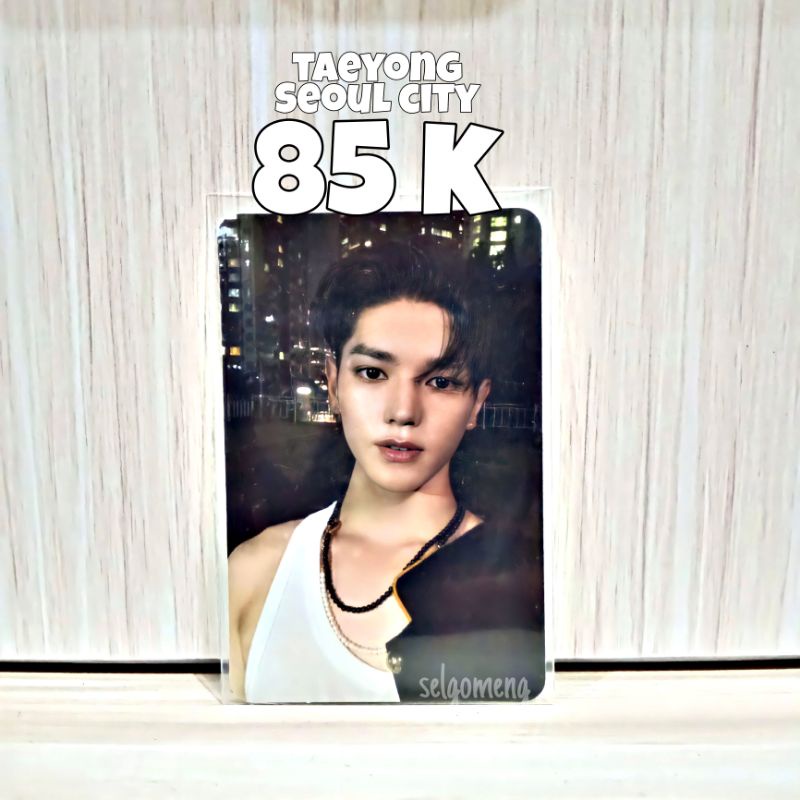 taeyong seoul city official nct 127 sticker pc photocard poca ready kamar ina