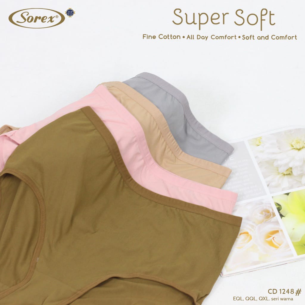 CD 1248 Sorex CD Basic Wanita Super Soft Extra Size Jumbo