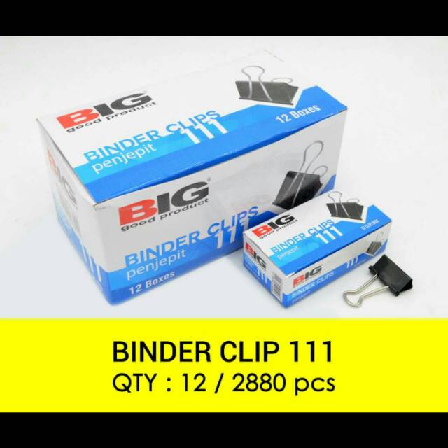 

Binder clip BIG 111