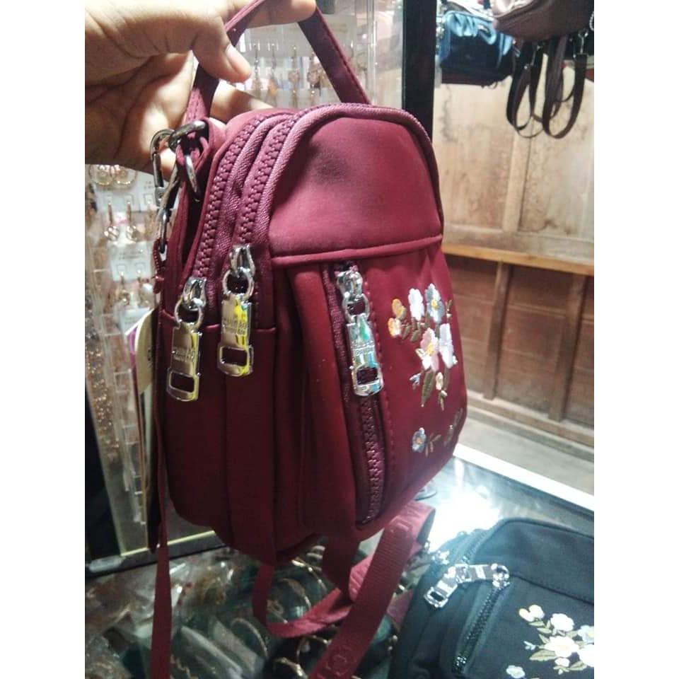 Tas Slempang Wanita tas Slempang mini Chibao 5892-11 Motif Bunga  CHIBAO TERBARU BISA BAYAR DITEMPAT