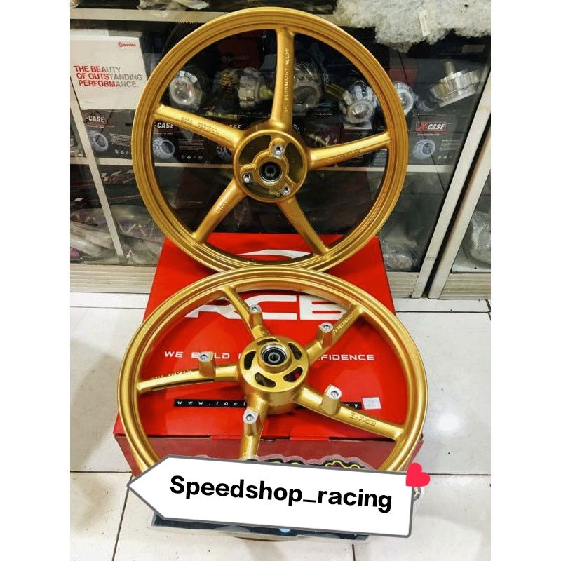 Velg RCB SP522 Satria FU Ukuran 160/185-17 VELG Racing RACING BOY SP 522 Palang 5 ORI MALAYSIA