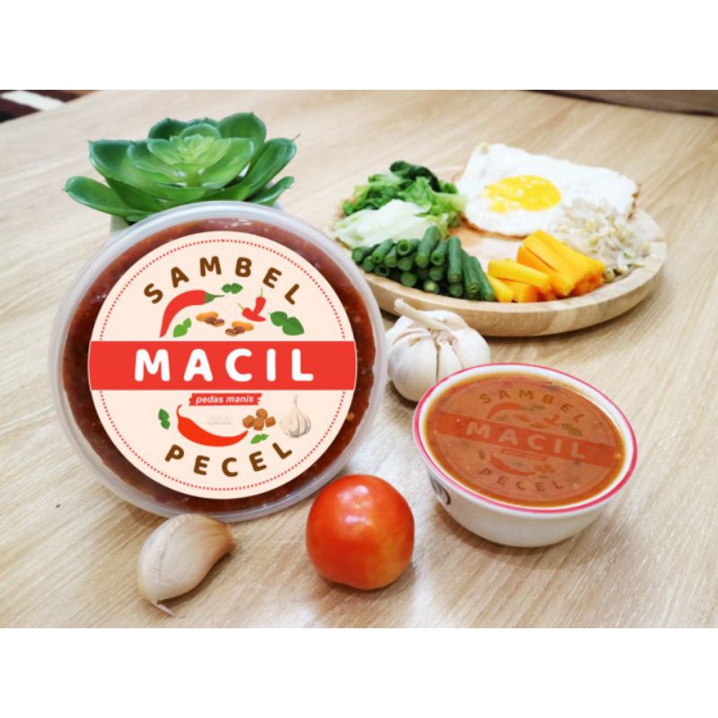 

Sambel Pecel Macil Pedas Manis 500gr