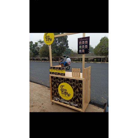 gerobak Es atau minuman jati belanda