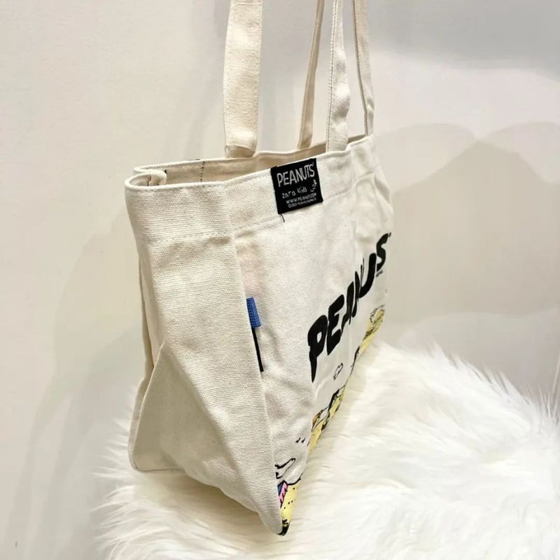 ZRA SNOOPY ® COTTON TOTE BAG