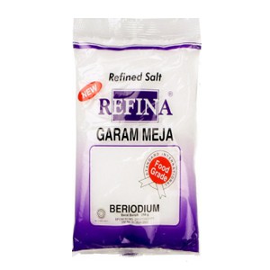 

GARAM MEJA MURNI MERK REFINA 250 gr