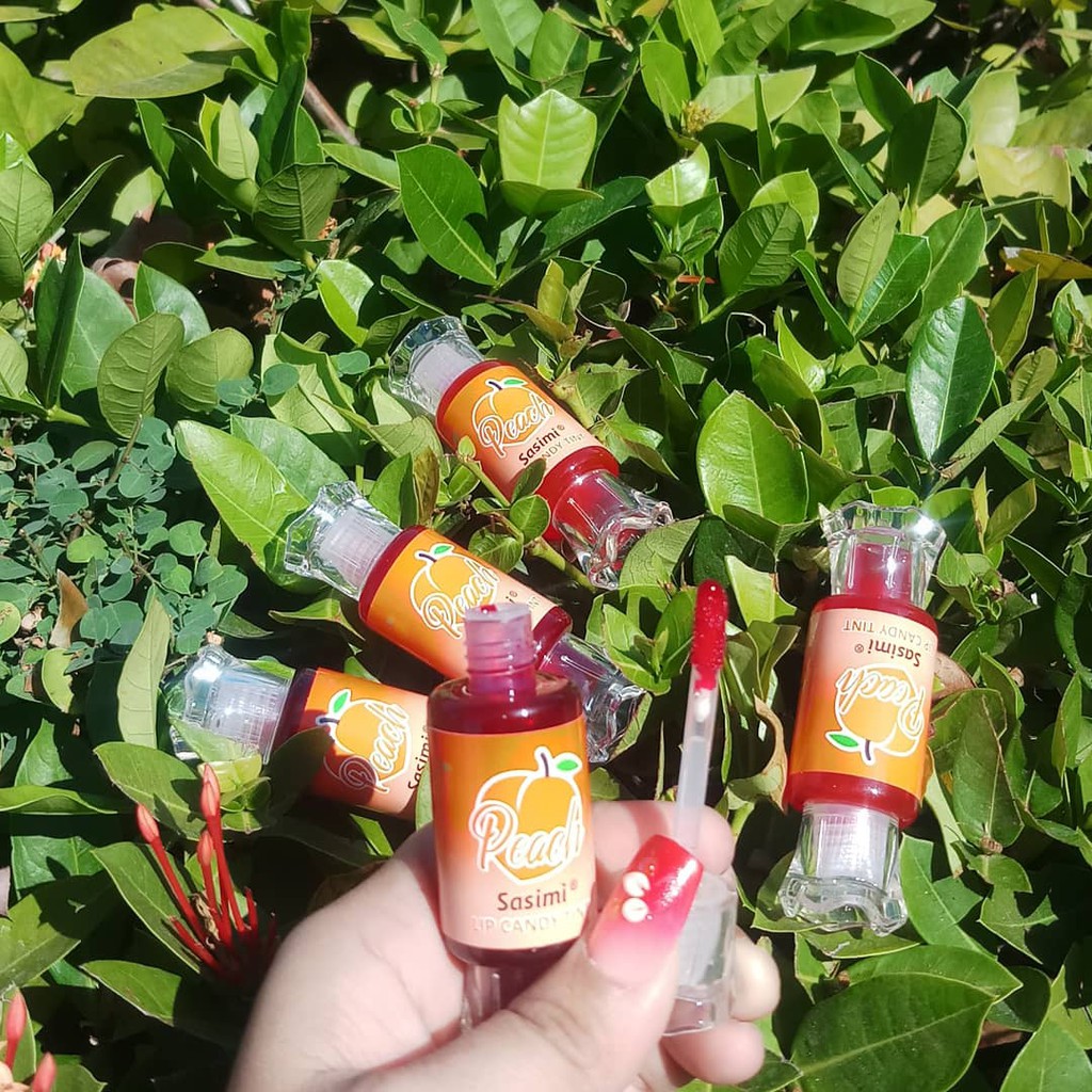 PEACH LIP TINT PEACH CANDY LIPTINT DENGAN VITAMIN BIBIR SASIMI